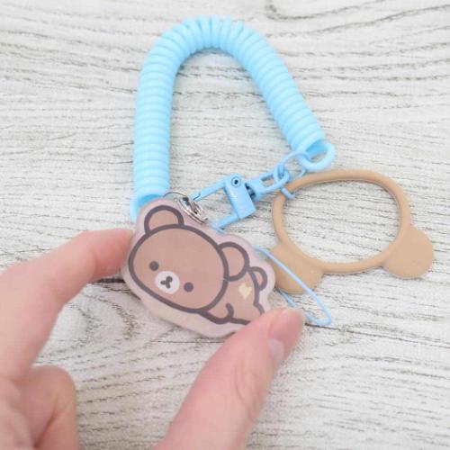 リラックマ グッズ 携帯ストラップ キャラクター マルチコイル