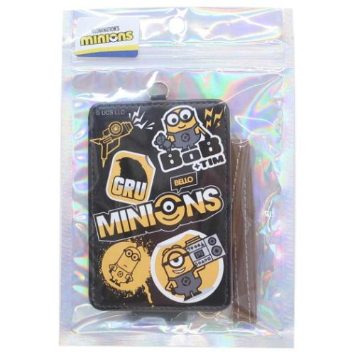 定期入れ ICカードケース 怪盗グルー ミニオンズ ユニバーサル映画 ステッカー グルマンディーズ パスケース 通勤 通学