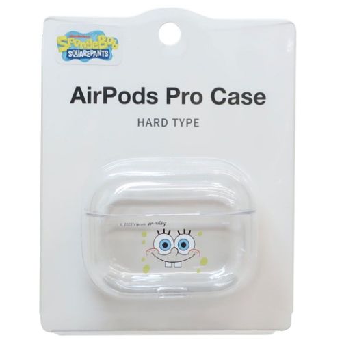 スポンジボブ AirPods Pro ハードクリアカバー エアーポッズプロ