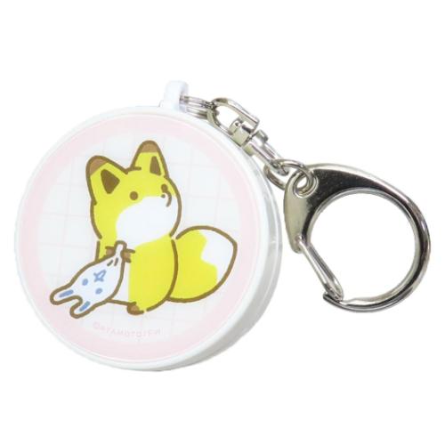 防犯ブザー タヌキとキツネ 警報ブザー LINEクリエイターズ グルマンディーズ キツネ