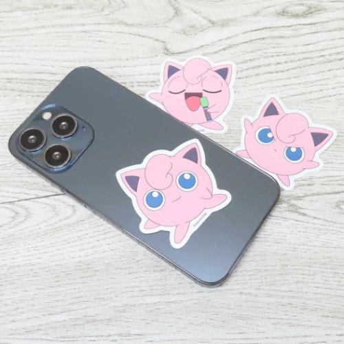 ポケットモンスター モバイルステッカー ダイカットシール プリン