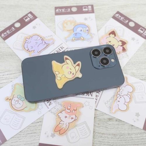 ポケットモンスター ポケモン キャラクター スマホアクセ モバイルステッカー ポケピース ニャスパー