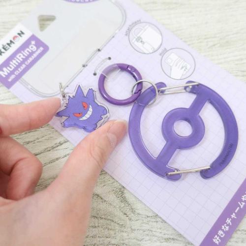 マルチリングプラス クリアカラビナ付き スマホアクセ ポケモン