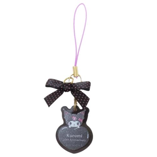 ストラップ モバイルアクリルストラップ クロミ ピンクブラックパーティ グルマンディーズ サンリオ