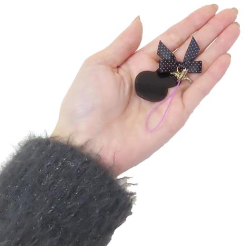 ストラップ モバイルアクリルストラップ クロミ ピンクブラックパーティ グルマンディーズ サンリオ