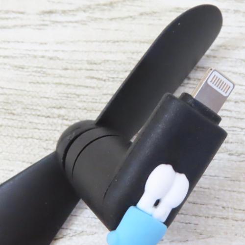 スヌーピー コネクタ付きミニクールファン Lightning 携帯用扇風機 ジョー・クール ピーナッツ キャラクター グッズ