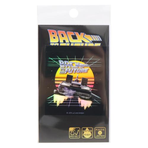 ダイカットシール バックトゥザフューチャー ホログラムステッカー アート01