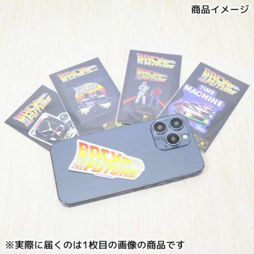 ダイカットシール バックトゥザフューチャー ホログラムステッカー アート01