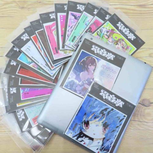ステッカー 電音部 CDジャケットステッカー 安倍 シャクジ 摩耶 稀びと