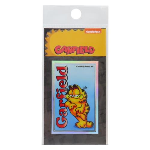 ホログラムミニステッカー ダイカットシール ガーフィールド ひとやすみ ゼネラルステッカー 耐水耐光 デコステッカー