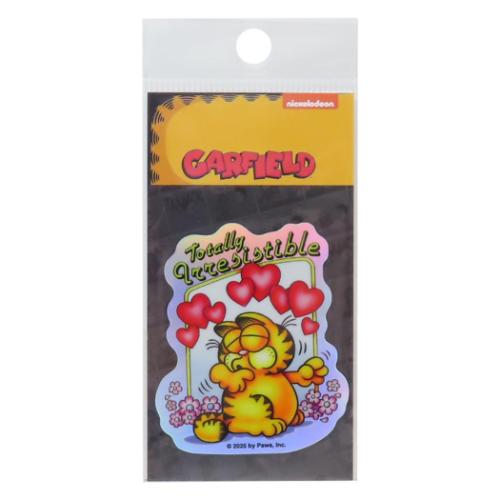 ホログラムミニステッカー ダイカットシール ガーフィールド Totally Irresistible ゼネラルステッカー