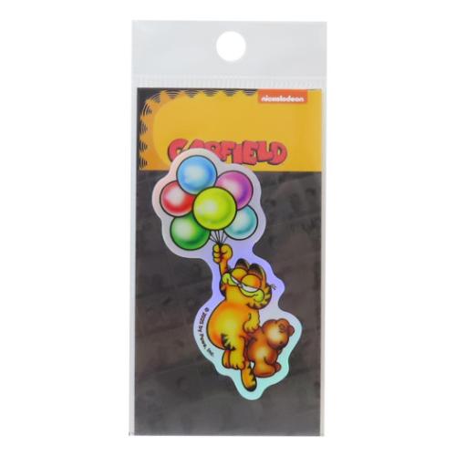 ホログラムミニステッカー ダイカットシール ガーフィールド 風船 ゼネラルステッカー