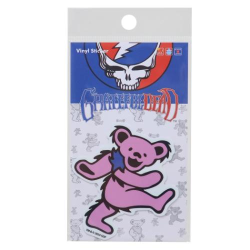 ダイカットビニールステッカー GRATEFUL DEAD グレイトフルデッド ビニールシール ゼネラルステッカー DANCING BEAR PINK