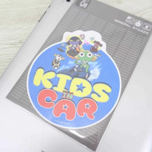 ビッグシール ビッグサイズステッカー ケロロ軍曹 KIDS IN CAR ゼネラルステッカー 耐水耐光 デコステッカー 車用ステッカー カー用品