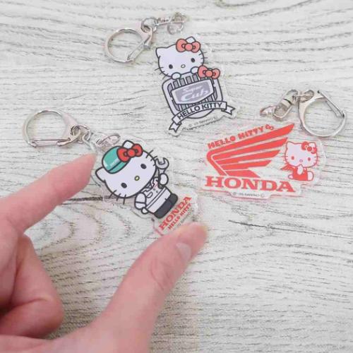キーチェーン アクリルキーホルダー サンリオ HONDA×ハローキティ WING×ハローキティ ゼネラルステッカー プレゼント キャラクター