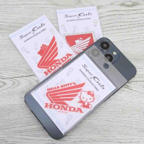 ハローキティ ステッカー キラキラシール HONDAxサンリオキャラクターズ サンリオ ゼネラルステッカー