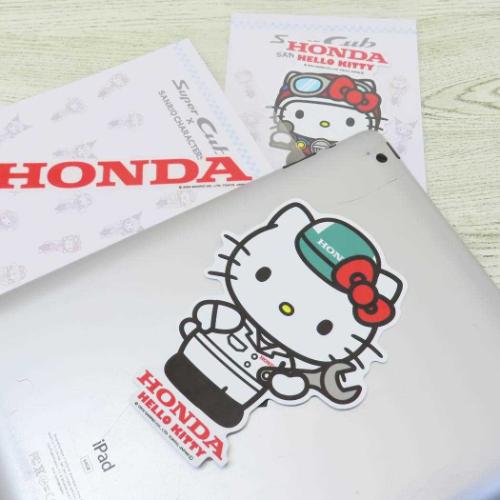 ハローキティ HONDAxハローキティ ビッグサイズステッカー