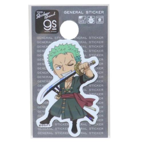 ワンピース アニメキャラクター ビニールシール ダイカットミニステッカー ゾロ SD 少年ジャンプ グッズ
