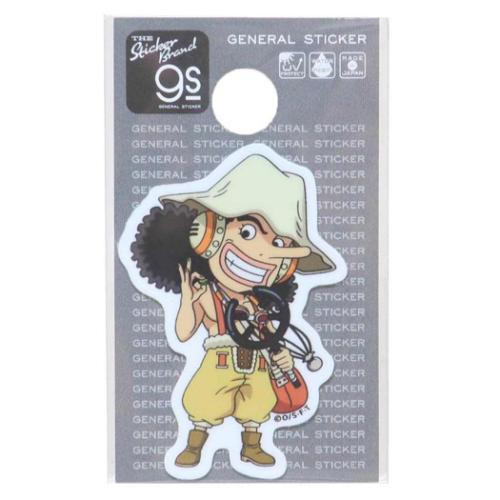 ワンピース ダイカットミニステッカー ビニールシール ウソップ SD 少年ジャンプ アニメキャラクター