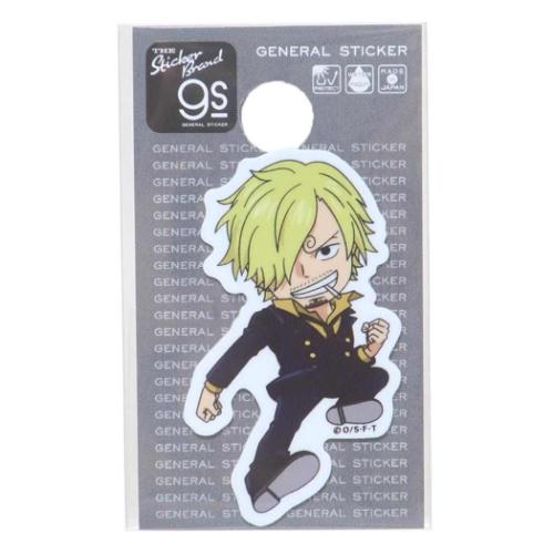 ワンピース グッズ ビニールシール アニメキャラクター ダイカットミニステッカー サンジ SD 少年ジャンプ