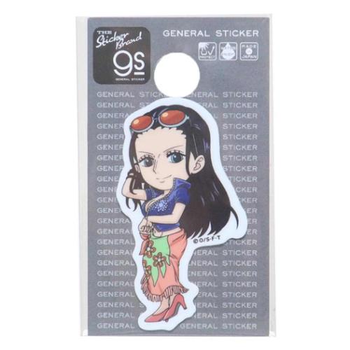 ワンピース 少年ジャンプ アニメキャラクター ビニールシール ダイカットミニステッカー ロビン SD ゼネラルステッカー