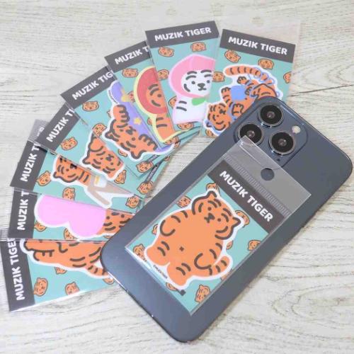 ダイカットシール MUZIK TIGER ムジークタイガー ダイカットミニステッカー ハート ゼネラルステッカー