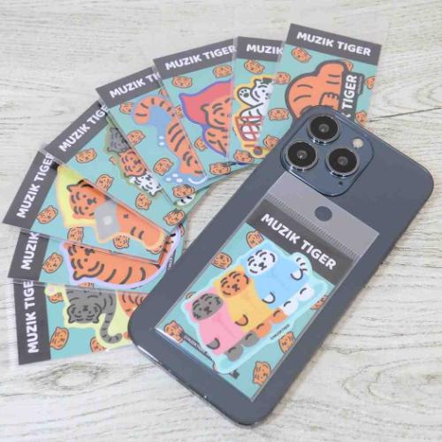 ダイカットシール MUZIK TIGER ムジークタイガー ダイカットミニステッカー ヒーロー 耐水耐光 デコステッカー