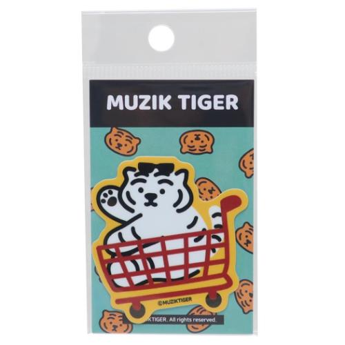 ダイカットシール MUZIK TIGER ムジークタイガー ダイカットミニステッカー カート 耐水耐光
