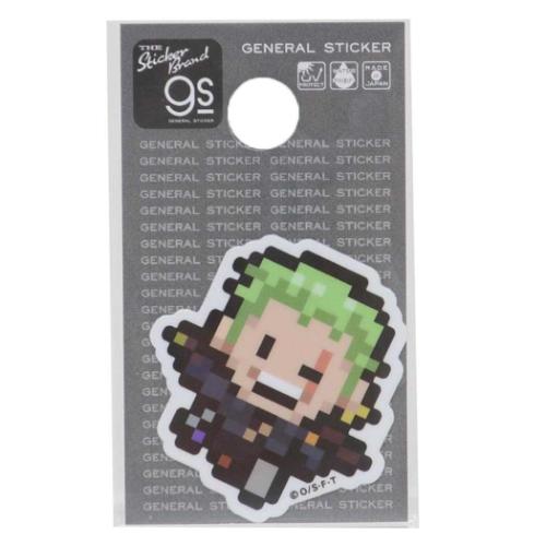 ワンピース ビニールシール ダイカットミニステッカー ピクセル Sサイズ ゾロ エッグヘッドver 少年ジャンプ ゼネラルステッカー 耐水耐光 デコステッカー