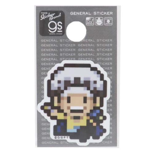 ワンピース 少年ジャンプ アニメキャラクター ビニールシール ダイカットミニステッカー ピクセル Sサイズ ロー 討ち入り衣装