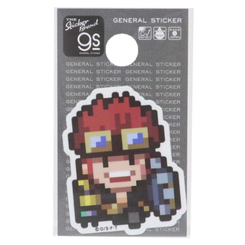 ワンピース グッズ ビニールシール アニメキャラクター ダイカットミニステッカー ピクセル Sサイズ キッド 討ち入り衣装 少年ジャンプ
