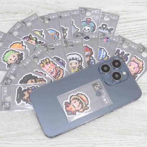 ワンピース 少年ジャンプ アニメキャラクター ビニールシール ダイカットミニステッカー ピクセル Sサイズ キラー ゼネラルステッカー