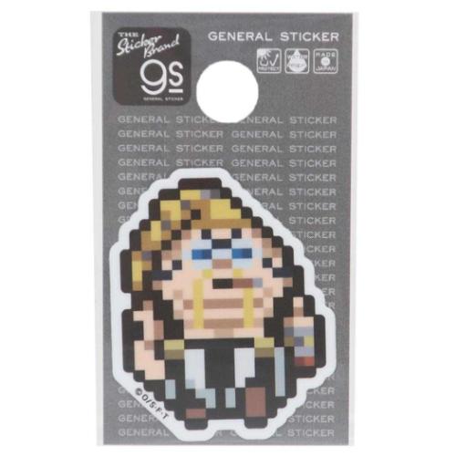 ワンピース 少年ジャンプ アニメキャラクター ビニールシール ダイカットミニステッカー ピクセル Sサイズ クイーン ゼネラルステッカー