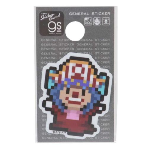 ワンピース ダイカットミニステッカー ビニールシール ピクセル Sサイズ バギー エッグヘッドver 少年ジャンプ アニメキャラクター グッズ