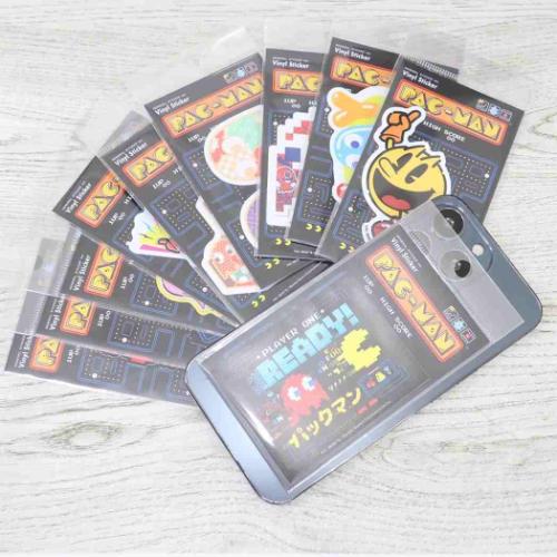 パックマン グッズ ダイカットシール ゲームキャラクター ビニール