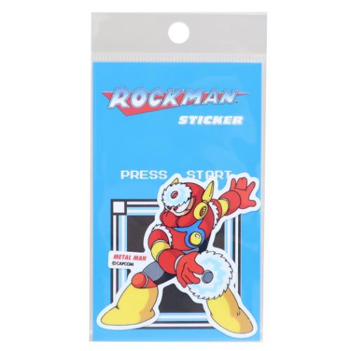 �_�C�J�b�g�X�e�b�J�[ ���b�N�}�� �r�j�[���V�[�� ROCKMAN �[�l�����X�e�b�J�[ METAL MAN ���^���}��