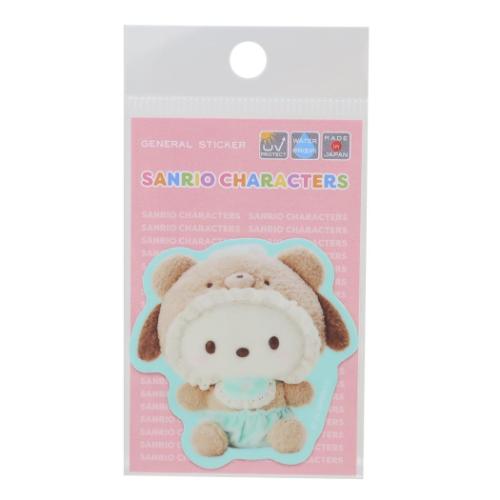 ポチャッコ キャラクター ダイカットシール ミニステッカー ラテクマベビー サンリオ グッズ