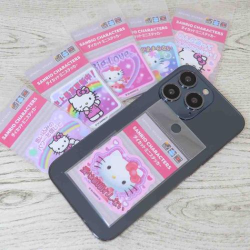 ハローキティ ダイカットシール ミニステッカー Y2K 思い込みのパワー サンリオ ゼネラルステッカー 耐水耐光 デコステッカー