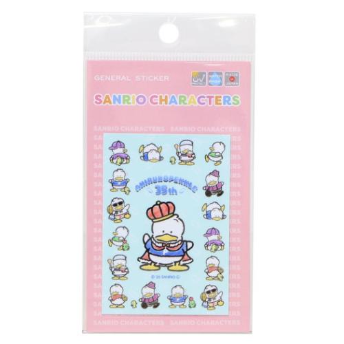 キャラクターステッカー あひるのペックル ダイカットステッカー 35th 記念アート サンリオ ゼネラルステッカー
