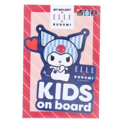 クロミ ELLExマイメロディ＆クロミ 車用ステッカー ビッグシール KIDS