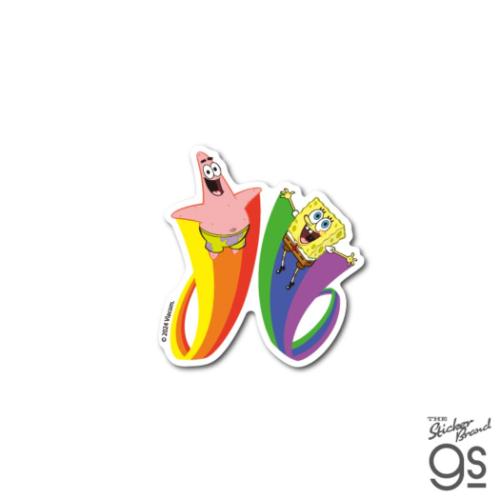 スポンジボブ キャラクター ビニールシール ダイカットミニステッカー FLY