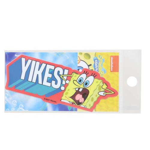 スポンジボブ ダイカットミニステッカー ビニールシール YIKES！ キャラクター
