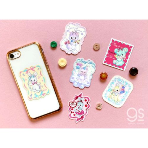 ダイカットビニールミニステッカー スイマー ダイカットシール SWIMMER ゼネラルステッカー リボンバニー