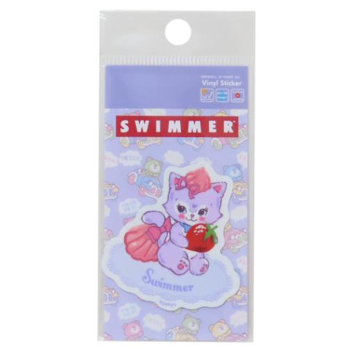 ビニールシール スイマー ダイカットミニステッカー SWIMMER キャミー スイーツ 耐水耐光 デコステッカー