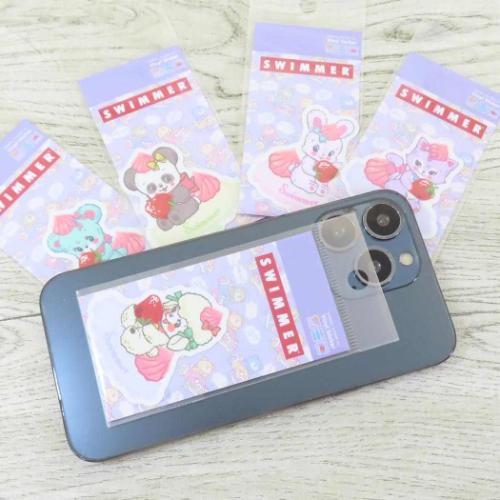 ビニールシール スイマー ダイカットミニステッカー SWIMMER キャミー スイーツ 耐水耐光 デコステッカー