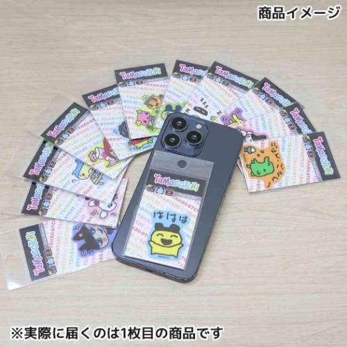 たまごっち グリッターミニステッカー ビニールシール キャラクター くろまめっち