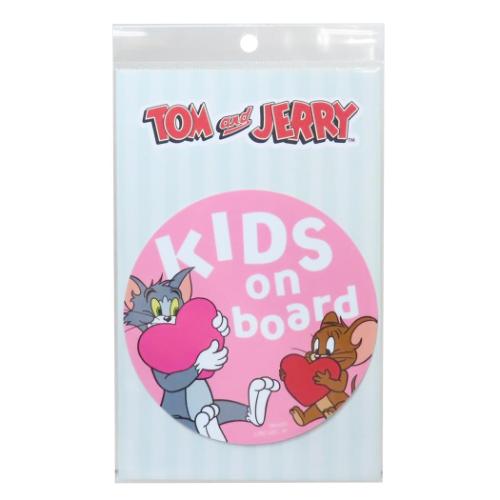 ビッグシール ビッグサイズステッカー トムとジェリー KIDS on board