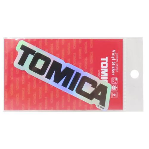 ダイカットシール ホログラムステッカー トミカ TOMICA 英文トミカロゴ