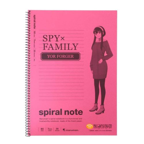 スパイファミリー SPY FAMILY 少年ジャンプ アニメキャラクター リングノート B5ノート｜cinemacollection