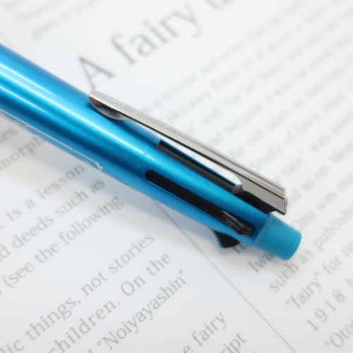 三菱鉛筆 シャープペン＆黒赤青緑4色ボールペン ブルーロック ジェット